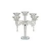 Candelabro Transparente Vidro 23 x 28 x 23 cm