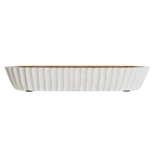 Centro de mesa Branco Catanho escuro 32 x 15 x 5 cm - Image 2