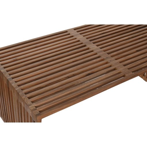 Conjunto de 2 mesas Natural Teca 116 x 60 x 46 cm - Image 2