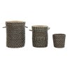 Conjunto de Cestas Colonial Fibra (45 x 45 x 56 cm)