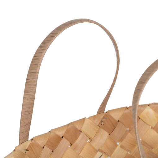 Conjunto de Cestas Natural Madeira 50 x 22 x 28 cm (2 Unidades) - Image 2