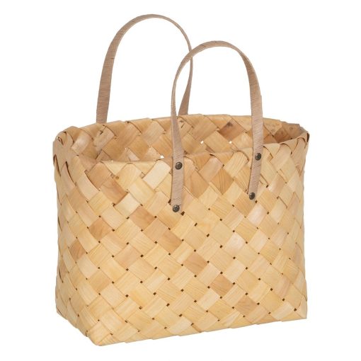 Conjunto de Cestas Natural Madeira 50 x 22 x 28 cm (2 Unidades) - Image 6
