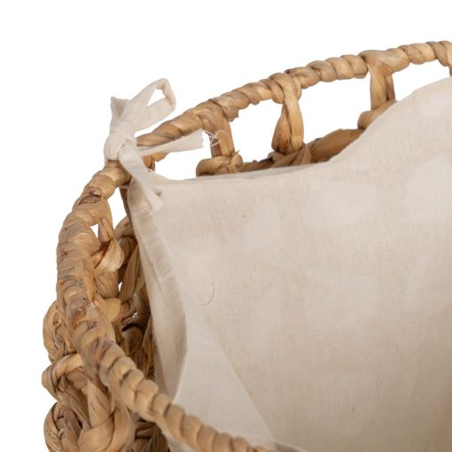 Conjunto de Cestos Bege Creme Fibra natural 45 x 45 x 45 cm (3 Unidades) - Image 6