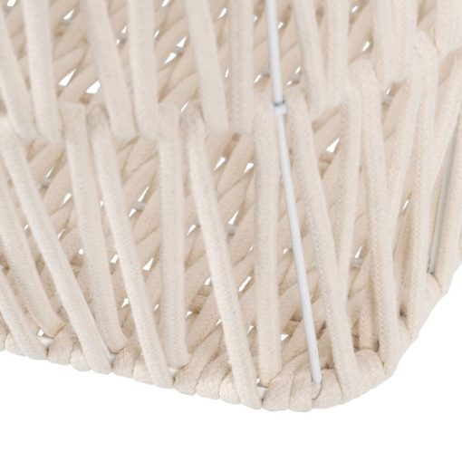 Conjunto de Cestos Branco Corda 38 x 38 x 32 cm (3 Peças) - Image 2