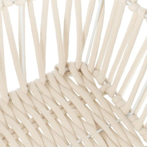 Conjunto de Cestos Branco Corda 38 x 38 x 32 cm (3 Peças) - Image 3