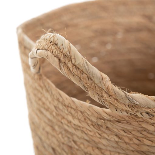 Conjunto de Cestos Natural Junco 33 x 33 x 38 cm (3 Peças) - Image 4