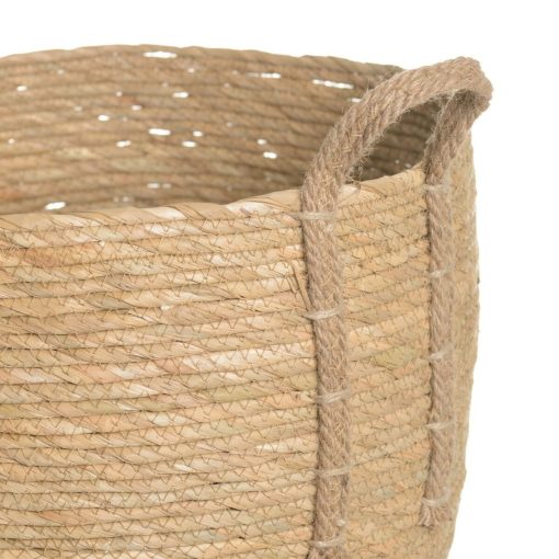 Conjunto de Cestos Natural Junco 38 x 38 x 33 cm (3 Peças) - Image 4