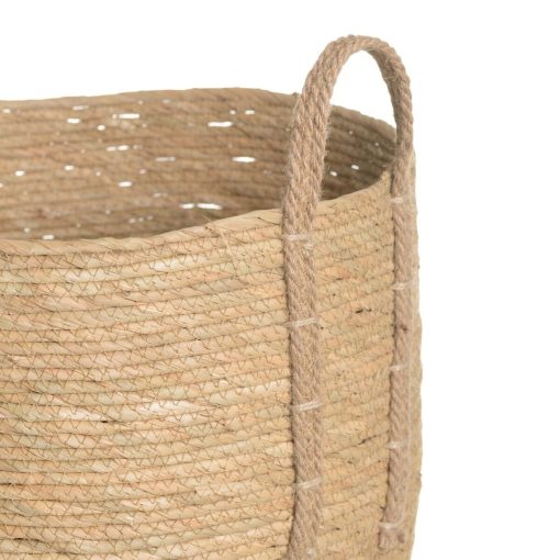 Conjunto de Cestos Natural Junco 42 x 42 x 48 cm (3 Peças) - Image 5
