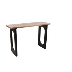 Consola Preto Natural Madeira MDF 120 x 79 x 40 cm