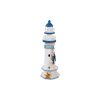 Farol Azul Branco 12 x 38 x 12 cm