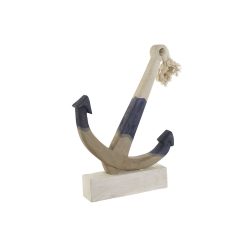 Figura Decorativa Azul Branco Cinzento Âncora Mediterrâneo 37