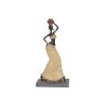 Figura Decorativa Castanho Natural Africana 15 x 31 x 10 cm