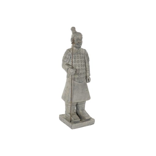 Figura Decorativa Cinzento Oriental Guerreiro 37 x 36 x 120 cm