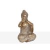 Figura Decorativa Dourado Buda 15 x 24 x 13 cm