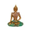 Figura Decorativa Dourado Resina Buda 16 x 22 x 8 cm