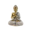 Figura Decorativa Dourado Resina Buda 18 x 25 x 14 cm