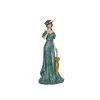 Figura Decorativa Multicolor Resina Lady 16 x 40 x 14 cm