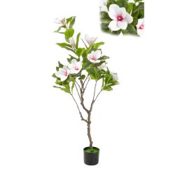 Flores Decorativas Branco Magnolia 50 x 130 x 50 cm