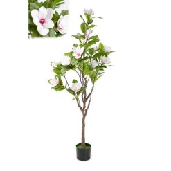 Flores Decorativas Branco Magnolia 50 x 160 x 50 cm