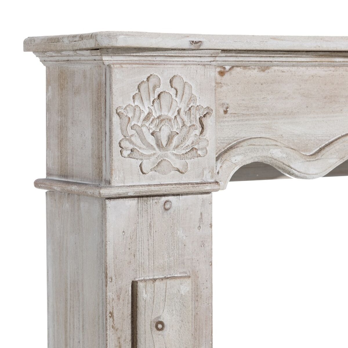 Frente de lareira Madeira de abeto Madeira MDF 116 x 20 x 102 cm - Image 2