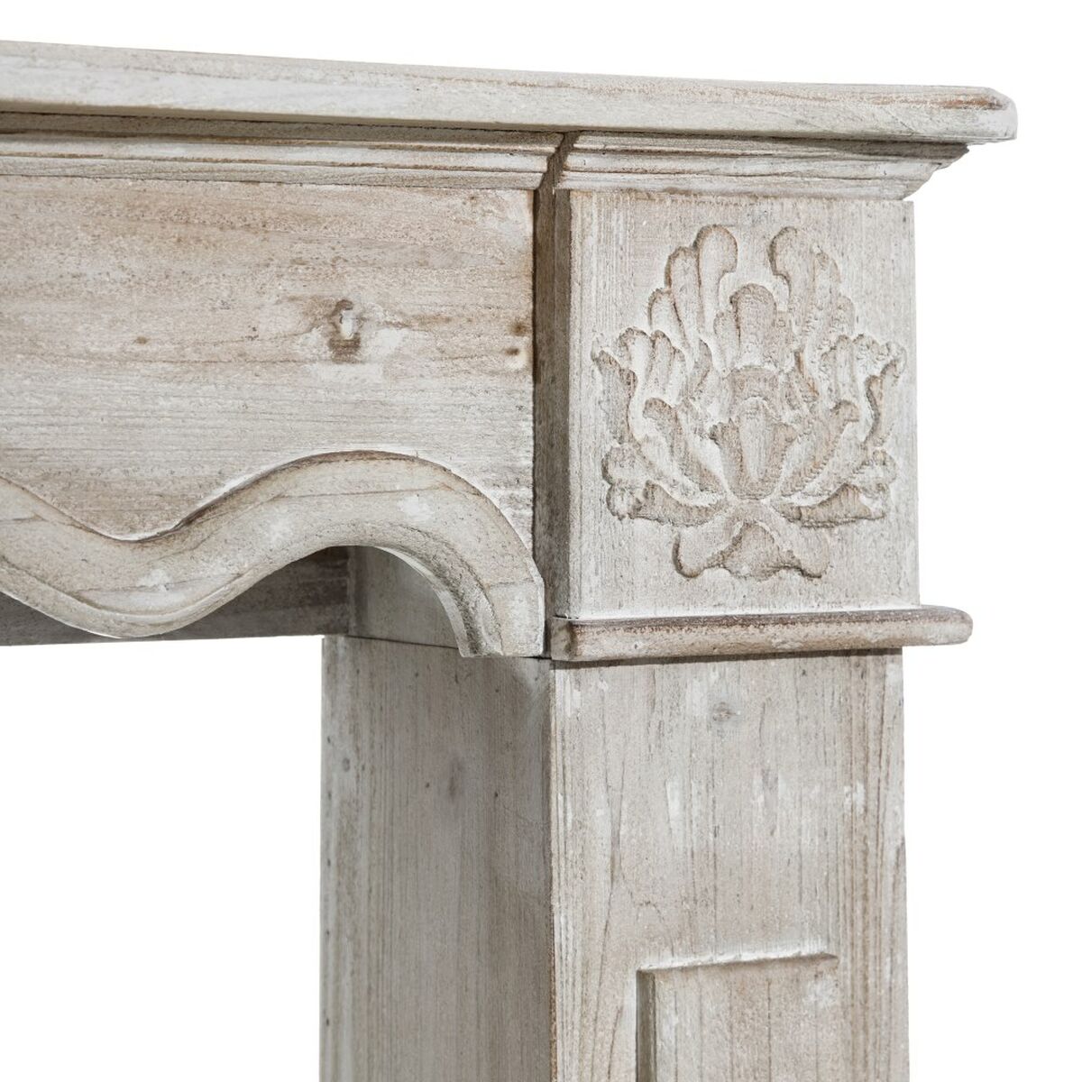 Frente de lareira Madeira de abeto Madeira MDF 116 x 20 x 102 cm - Image 3