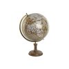 Globo Terrestre Bege Dourado Vintage 50 x 46 x 70 cm