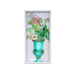 Lâmina PVC Madeira 39 x 79 x 2 cm Floral