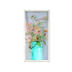 Lâmina PVC Madeira 39 x 79 x 2 cm Floral