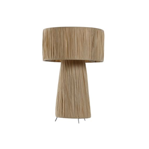 Lâmpada de mesa Castanho Metal Ráfia 50 W 220 V 27 x 27 x 40 cm