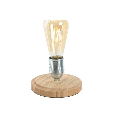Lâmpada de mesa Natural Bambu Cristal 50 W 220 V 13 x 13 x 22 cm - Image 2