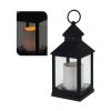 Lanterna Preto Metal (3 Unidades)
