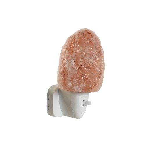 Luminária de parede Branco Cor de Rosa Sal 15 W Árabe 220 V 6 x 12 x 12 cm