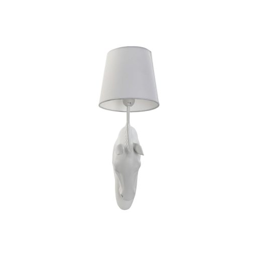 Luminária de parede Branco Moderno Cavalo Acabamento envelhecido 220 V 18 x 21,5 x 50,5 cm (2 Unidades) - Image 5