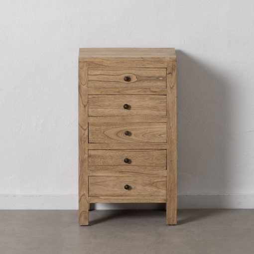 Mesa de Cabeceira MIRÓ Natural Madeira de cedro 44 x 34 x 77 cm - Image 2
