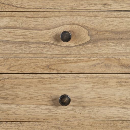 Mesa de Cabeceira MIRÓ Natural Madeira de cedro 44 x 34 x 77 cm - Image 6