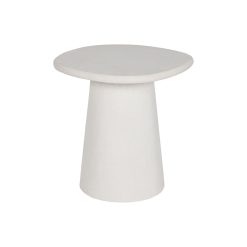 Mesa de apoio Branco Abeto Madeira MDF 44 x 44 x 48 cm