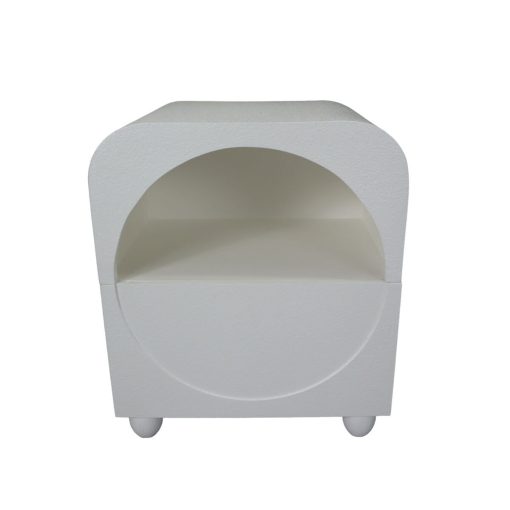 Mesa de apoio Branco Madeira MDF 40 x 48 x 30 cm