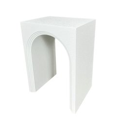 Mesa de apoio Branco Madeira MDF 40 x 55 x 30 cm