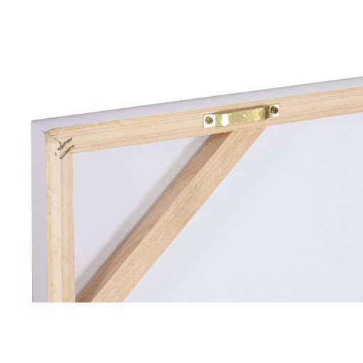 Pintura Bege Cor de Rosa Tela Madeira MDF Cavalo Shabby Chic 80 x 2,5 x 60 cm (2 Unidades) - Image 4