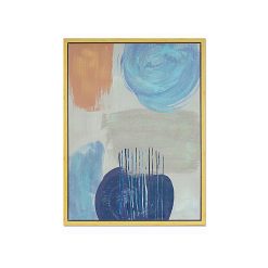 Pintura Blauwe Tela Abstrato 60 x 80 x 4 cm