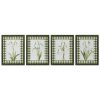 Pintura Verde Bege Shabby Chic Plantas botânicas 30 x 2