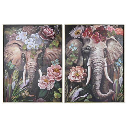 Pintura poliestireno Tela Elefante Colonial 92 x 4