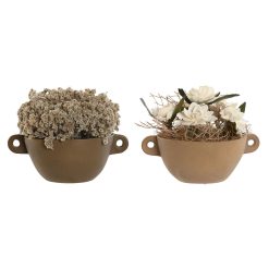 Planta Decorativa Flor 22 x 22 x 14 cm (2 Unidades)