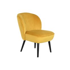 Poltrona Amarelo Madeira 56 x 70 x 71 cm