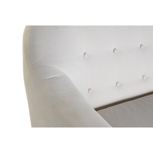 Sofá Natural Poliéster Madeira da borracha Creme (172 x 82 x 82 cm) - Image 2