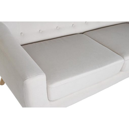 Sofá Natural Poliéster Madeira da borracha Creme (172 x 82 x 82 cm) - Image 3