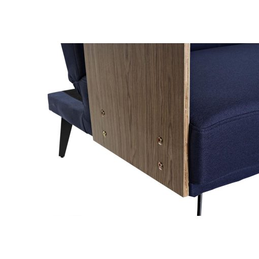 Sofá-cama Azul Castanho Preto Metal Moderno Urbana 203 x 87 x 81 cm - Image 5