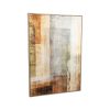 Tela poliestireno Madeira MDF Abstrato 70 x 100 x 3 cm