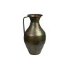 Vaso Antique Castanho Metal 22 x 39 x 22 cm Com pega