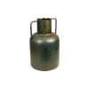 Vaso Antique Castanho Metal 23 x 36 x 23 cm Com pegas